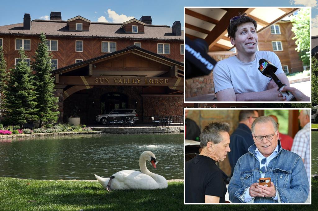 Altman, Zaslav jet into Sun Valley for 'summer camp for billionaires'