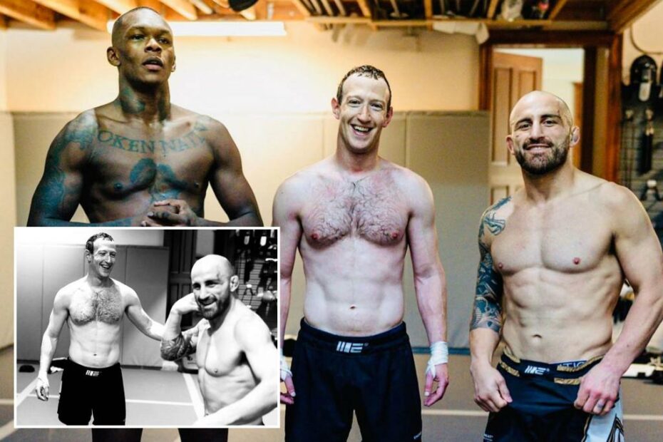 Mark Zuckerberg looks ripped in photo alongside MMA fighters