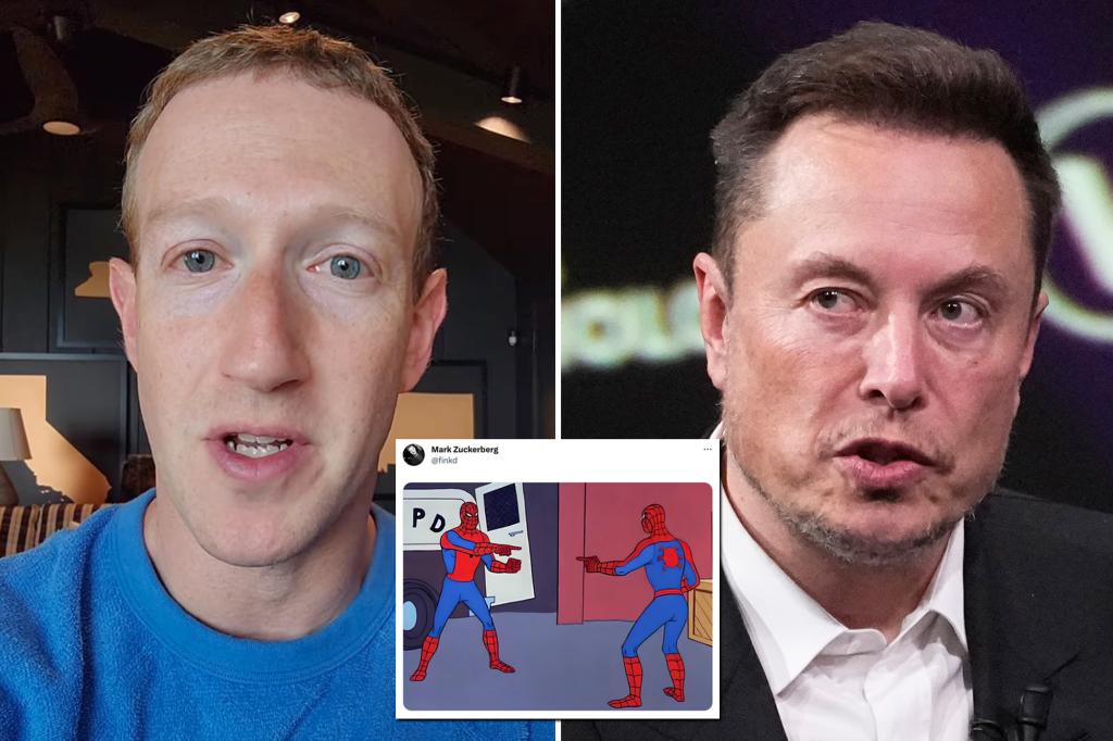 Mark Zuckerberg takes jab at Elon Musk with first tweet in years