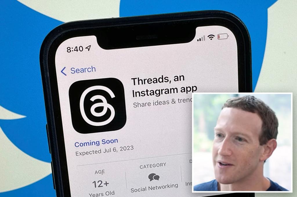 Mark Zuckerberg's Twitter-like app 'Threads' set to debut