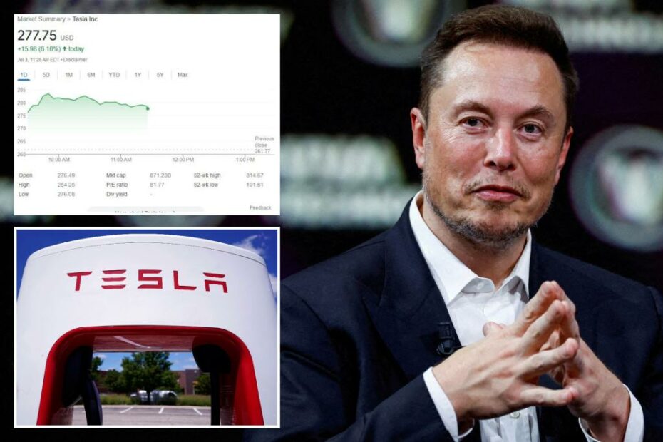 Tesla stock soars 6% after EV maker's impressive sales numbers