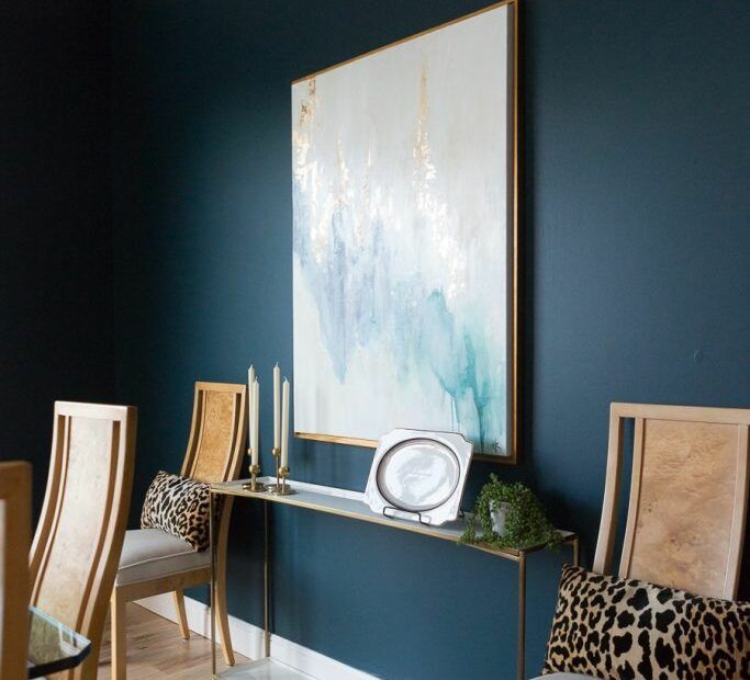 Top 3 Blue Green Paint Colors For Dark And Dramatic Walls | Blue Accent  Walls, Dark Blue Walls, Paint Colors For Living Room