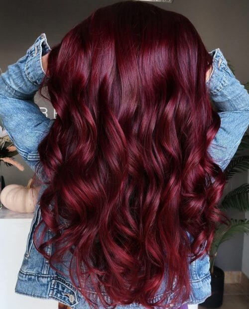 35 Splendid Dark Red Hair Color Ideas For 2023
