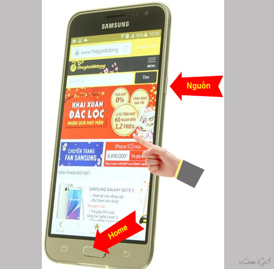 Chụp Màn Hình Trên Máy Samsung Galaxy J3 - Thegioididong.Com