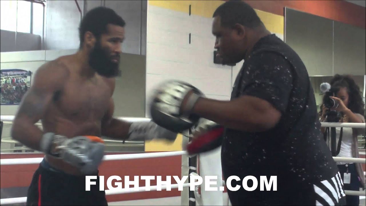 Lamont Peterson Shredded And Hitting Hard; Works The Mitts And Body Shield Ahead Of Felix Diaz Clash