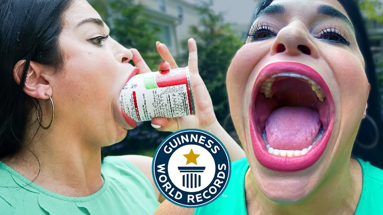 She Has The World'S Largest Mouth! - Guinness World Records